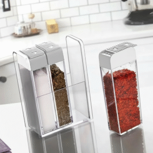 Kit 3 Porta Condimentos E Temperos Organizador Plasvale