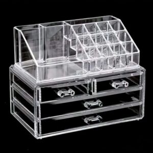 Organizador Maquiagem Acrílico com Gaveta Bmax