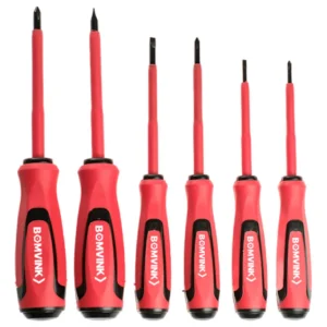 Jogo de Chaves Fenda e Philips Bomvink 6 Peças Isoladas 1000V Profissional