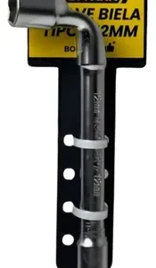 Chave Biela Tipo L 12mm Bomvink BOM-1215 Reforçada Profissional para Mecânica e Manutenção