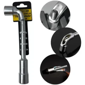 Chave Biela Tipo L 18mm Vazada Bomvink BOM-1221 Profissional para Manutenção Mecânica