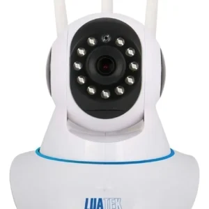 Câmera de Segurança IP PTZ Wi-Fi Lua Tek LKW-1310VN HD Visão Noturna Rotação 360° Monitoramento Remoto