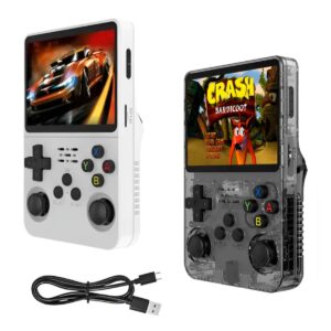 Console Portátil R36S Tela IPS Jogos Retrô