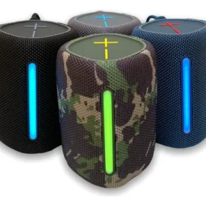 Caixa de Som Bluetooth Kimaster Party Bass K500 40W USB TF P2 LED Bateria Recarregável Alto Volume