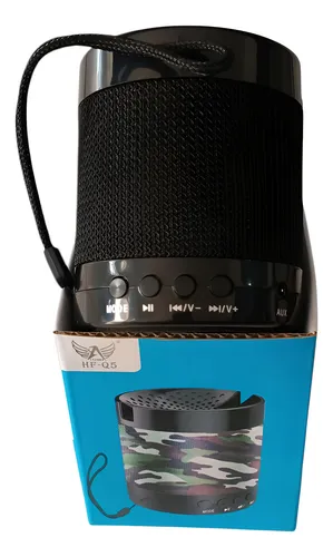 Caixa de Som Bluetooth Altomex HF-Q5 10W Portátil Bateria Recarregável Som Potente