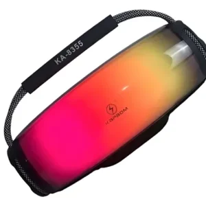 Caixa de Som Bluetooth Kapbom KA-8355 Portátil USB SD FM AUX Bateria Recarregável Som Potente