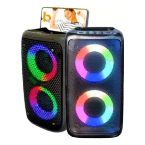 Caixa de Som Bluetooth KTS-1265 Portátil USB SD FM AUX Bateria Recarregável Som Potente