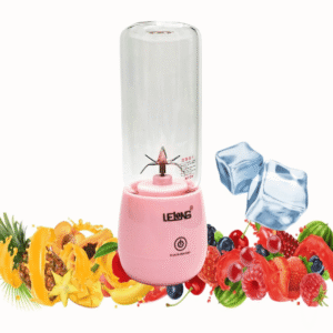 Liquidificador Portátil Lelong LE-782 450ml Vidro 200W Recarregável USB 6 Lâminas Inox Smoothie ShakeSeja bem-vindo à Ba