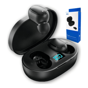 Fone Bluetooth Lehmox LEF-E6S TWS Sem Fio Estojo Recarregável Graves Fortes Chamadas Claras Android e iPhone