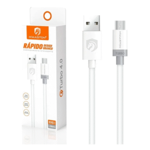 Cabo V8 H’maston H140-1 Carregamento Rápido Micro USB Dados Android