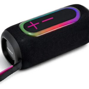 Caixa de Som Bluetooth Kimaster K520 40W IPX6 USB SD AUX FM LED Bateria Recarregável Portátil