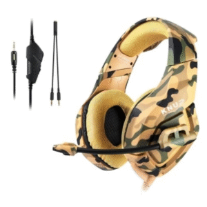 Headset Gamer Camuflado Over-Ear 50mm Para PC PS4 PS5 Com Microfone Ajustável Cabo 2m