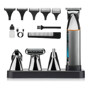 Máquina Aparador 9 Em 1 B-Max BM-C035 Cortador Cabelo Barba Nariz Orelha Grooming Recarregável Profissional