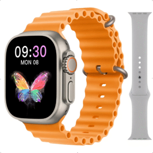 Smartwatch HW68 Ultra Mini 41mm NFC Tela 1.75 Relógio Inteligente Bluetooth Android iOS Pulseira Silicone