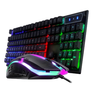 Kit Gamer Kapbom KA-5890 Teclado Semi Mecânico E Mouse RGB LED USB Preto