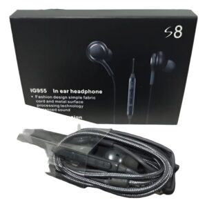 Fone De Ouvido Samsung AKG EO-IG955 Original In-Ear Cabo Tipo C Som Premium Para Galaxy S6 S7 S8 S9 S10 Preto