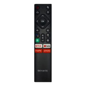 Controle Remoto FBG-9170 Smart TV Panasonic 4K Botões Netflix YouTube Google Play e Gl Navegação Fácil Prático