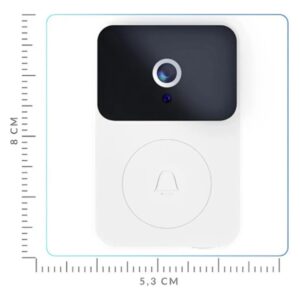 Campainha Inteligente Visualizável X16 – Vídeo e Áudio em Tempo Real com Notificações para Casa