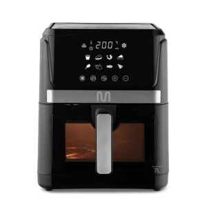 Fritadeira Elétrica Air Fryer 7 Litros 1800W com Visor Multi GO224 Preta 220V