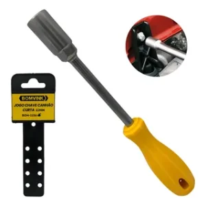 Chave Canhão Curta 19mm Bomvink BOM-1111 Aço Resistente Uso Profissional