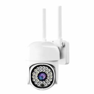 Câmera de Segurança IP Wi-Fi Kapbom KA-S077 360° Visão Noturna HD Detecção de Movimento Duas Antenas