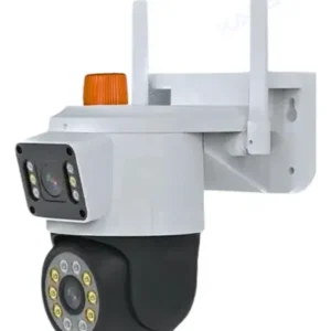 Câmera de Segurança com Alarme Jortan JT-9689 IP Wi-Fi Visão Noturna Detecção de Movimento