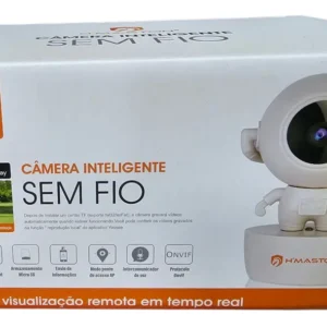 Câmera de Segurança Inteligente Sem Fio Hmaston CM05 IP Wi-Fi HD Visão Noturna Monitoramento Remoto
