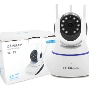 Câmera de Segurança IP Wi-Fi It-Blue SC-B3 Infravermelho 2.0MP HD Visão Noturna Monitoramento Remoto