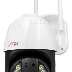 Câmera IP Wi-Fi EGA KP-CA183 HD Visão Noturna Detecção de Movimento Áudio Bidirecional Monitoramento Remoto