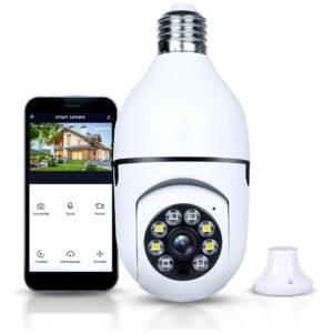 Câmera IP Kapbom G4-5 Wi-Fi Externa PTZ Full HD Visão Noturna 3 Antenas Áudio Bidirecional Alarme AI Pro Segurança 24h +