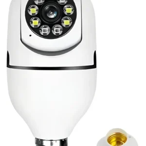 Camera IP WiFi Panoramica 360 ItBlue SC-B44 Lampada Espia HD Infravermelho Microfone App V380 Deteccao Movimento