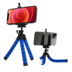 Tripé Spider Digital BA-1028 Ajustável Portátil Suporte Celular Câmera 3 Secoes Rosca Universal Foto Vídeo Vlog Live