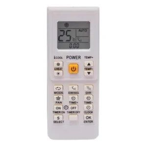Controle Remoto Universal FBG-7045 Ar Condicionado Split Compatível Diversas Marcas Teclas Macias Prático Fácil Uso