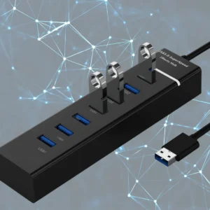 Hub USB 7 Portas X-Cell XC-HUB-7 Expansor USB 2.0 para PC Notebook