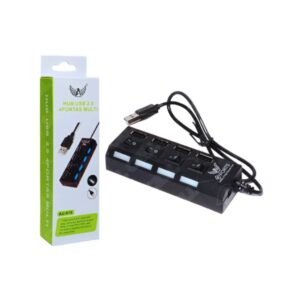 Hub USB Altomex AU-015 4 Portas Extensor USB 2.0 para PC Notebook Mouse Teclado Pendrive Impressora