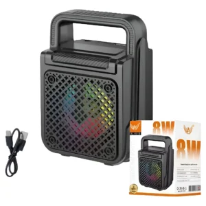 Caixa de Som Bluetooth Portátil Altomex AL-5918 8W USB FM Aux Bateria Recarregável