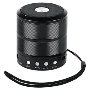 Caixa de Som Bluetooth Altomex WS-887 Portátil Potente USB FM Aux Recarregável LED