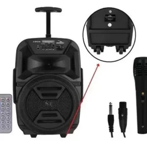 Caixa de Som Bluetooth Grasep DB-H6108 Portátil USB FM Aux Bateria Recarregável Alto Volume