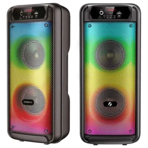 Caixa de Som Bluetooth KTS-1600 Portátil USB FM Aux Bateria Recarregável Alto Volume