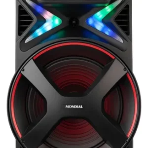 Caixa de Som Bluetooth Mondial CM-400 Portátil USB FM Aux Bateria Recarregável Alto Volume