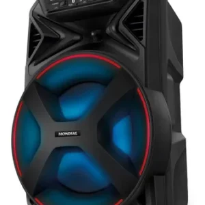 Caixa de Som Bluetooth Mondial CM-250 Portátil USB FM Aux Bateria Recarregável Alto Volume
