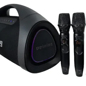 Caixa de Som Bluetooth Peining PEI-SP02 400W IPX6 À Prova D’Água Bluetooth Karaokê Bateria 24h