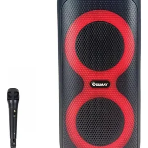 Caixa Som Portátil Sumay SM-CSP1315 Bluetooth Rádio FM Pendrive 60W