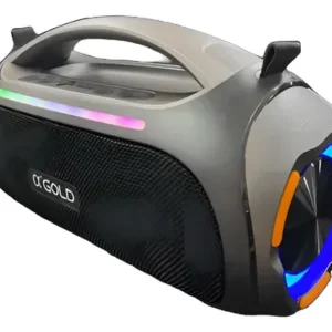 Caixa de Som Bluetooth A’GOLD SM-30A Portátil Resistente à Água IPX6 USB SD FM Bateria Recarregável  DESCRIÇÃO
