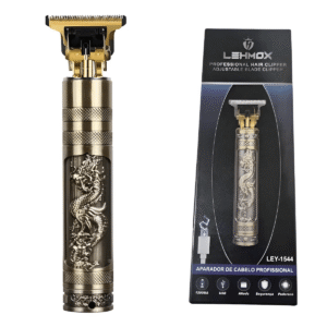 Máquina de Cortar Cabelo e Barba Lehmox LEY-1544 Recarregável Cabo USB Sem Fio Profissional Bivolt