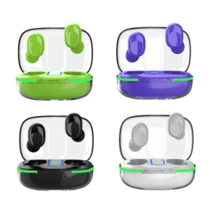 Fone de Ouvido Bluetooth Lehmox Gamer LEF-Y90 TWS Sem Fio RGB Microfone Estojo Recarregável Graves Potentes Android iPho