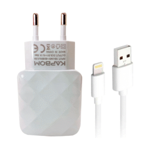 Carregador Kapbom KA-372-5G 2 USB 5.1A Turbo Rápido Bivolt Fonte Celular Android iPhone