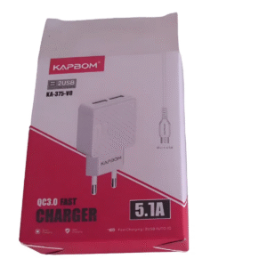Carregador Kapbom KA-375-V8 Turbo Rápido Micro USB V8 Bivolt Fonte Celular Android