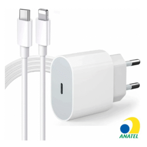 Carregador Lehmox LE-357 20W Power Adapter iOS Turbo Rápido Tipo C Bivolt iPhone