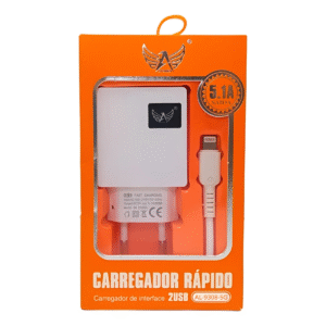 Carregador Rápido Altomex AL-9308-5G 2 USB Turbo Para iPhone Bivolt